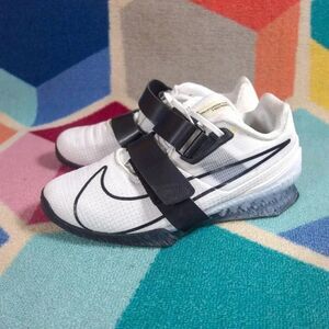 nike romaleos 4 white/black weightlifting shoes size 7.5